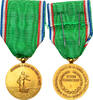 France Medaille Oeuvre Humanitaire, Algérie-Tunisie et Maroc, Uncirculated, Gilt -