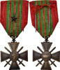France Medaille Croix de Guerre, Une Citation, Excellent Quality -