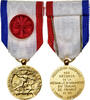 France Medaille Médaille d'honneur du travail, Uncirculated, Henri Naudé, Gilt -