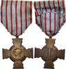 France Medaille Croix du Combattant, WAR, Very Good Quality, Bronze -