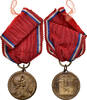 France Medaille Verdun , On ne passe pas, WAR, Very Good Quality, Bronze -