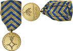 France Medaille Commémorative d'Afrique du Nord, Excellent Quality, Gilt Bronze -