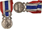 France Medal Police Municipale et Rurale, Excellent Quality, Coudray, Silver -