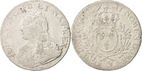 France Ecu Coin, Louis XV, Écu aux branches d'olivier, Aix -