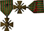 France Medaille Croix de Guerre, WAR, Une Citation, Excellent Quality -