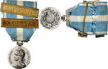 France Medaille Médaille d'Outre-Mer, Liban, Tchad, Excellent Quality, Silvered -