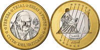 Vatican Medaille 1 E, Essai-Trial Benoit XVI, Bi-Metallic -
