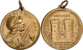 France Medaille Verdun , On ne passe pas, WAR, Excellent Quality, Vernier -