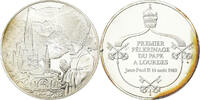 Vatican Medaille Premier Pélerinage de Jean-Paul II à Lourdes, Silver -