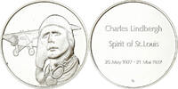 France Medaille Aviation, Charles Lindbergh,1927, Silver -