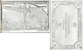 France Medaille Timbre, 100ème Traversée de l'Atlantique Sud, 10 Francs -