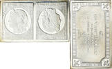 France Medaille Timbre, Cérès, Tête-Bêche, Silver -