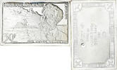 France Medaille Timbre, Jules Verne, 30 Francs, Silver -