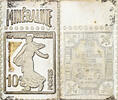 France Medaille Timbre, La Semeuse, Camée Minéraline, Silver -