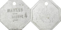 France betaalpenning Mines de Marles, Groupe 4, Aluminium -