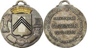 France Medaille 25ème Anniversaire de la Ville de Guesnain, Silvered -