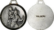 France Medaille Religion, Saint Christophe, Silvered Metal, Augis -
