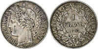 France Franc Cérès, Paris, Silver, Gadoury:465a, KM:822.1 -