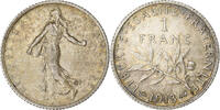 France Franc Semeuse, Paris, Silver, KM:844.1 -