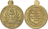 France Medaille 1er Anniversaire de la Révolution de 1848, Brass -