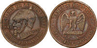 France betaalpenning Napoléon III, Satirique, Bataille de Sedan, Copper -