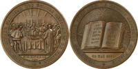 France Medaille Premier Synode National des Eglises Réformées, Copper -