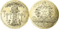 France Medaille Voeux, Au coeur de la Nature, Bronze Florentin, Lay -
