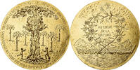 France Medaille Voeux, Au coeur de la Nature, Bronze Florentin, Lay -