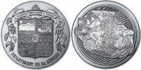 France Medaille Département de la Réunion, Silvered bronze -