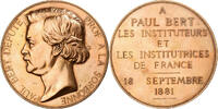 France Medaille Paul Bert, Député et Professeur à la Sorbonne, Bronze -