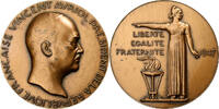 France Medaille Vincent Auriol, Président de la République, Bronze -