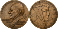 France Medal René Coty, Président de la République, Bronze, Coeffin -