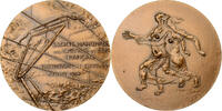 France Medaille Chemins de Fer, Electrification Est-Paris, Bronze -
