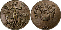 France Medaille Les Vendanges, Bronze, Georges Guiraud. -