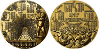France Medaille Calendrier, Parcs et Jardins de France, Bronze, Monnaie de -