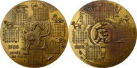 France Medaille Calendrier Chinois, Année du Tigre, Bronze Florentin -