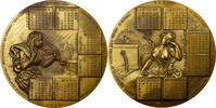 France Medaille Calendrier, Blocus sentimental, Bronze -