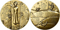 France Medaille Le Petit Prince, Bronze, Mayot, Calendrier -