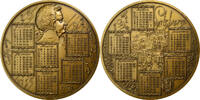 France Medaille Calendrier, Mozart, Salzburg, Bronze, Rodier -