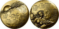 France Medaille Calendrier, Europe, Monnaie de Paris, Bronze, Mayot -