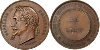 France Medaille Napoléon III, Exposition Universelle de Paris, Copper -