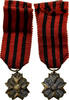 Belgium Medaille Mérite Civique, Réduction, Excellent Quality, Silver, 16 -