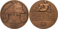 France Medaille S.N.C.F, Electrification Paris-Lyon, Bronze, Marcel Renard -