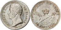France Quinaire Charles X, Charles X, Avènement au Trône, Silver -