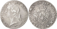 France Ecu Coin, Louis XV, Écu au bandeau, Bayonne, Silver -