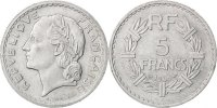 France 5 Francs Coin, Lavrillier, Beaumont le Roger -