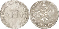 France Demi Gros de Nesle Coin, Paris, Silver, Sombart:4458 -