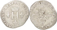 France Demi Gros de Nesle Coin, Paris, Silver, Sombart:4458 -