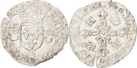France Douzain aux croissants Coin, Rouen, Billon -