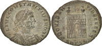 Follis Coin, Constantius II, Thessalonica, Copper, RIC:158 -